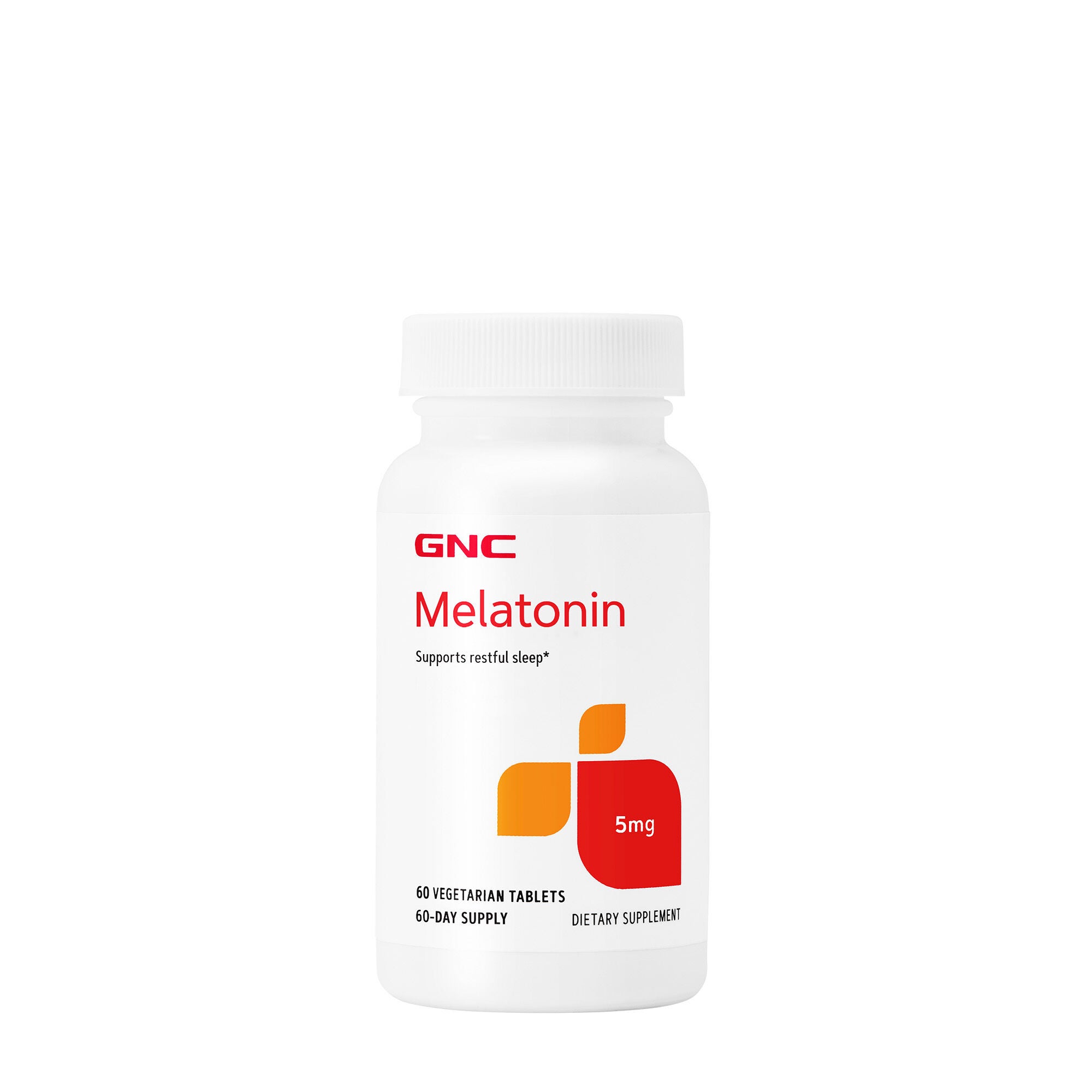 Melatonin 5 mg - 60 Vegetarian Tablets (60 Servings)  | GNC